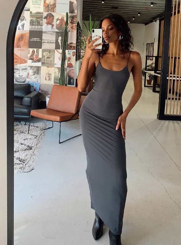 Knox Maxi Dress Slate Knox Maxi Dress Slate