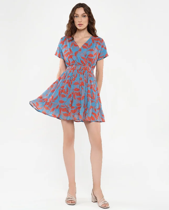 Rareism Women's Luzy Multi Printed Dress