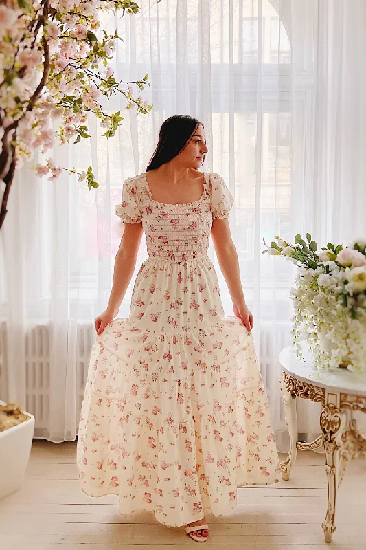 Mariette | Maxi Floral A-Line Dress