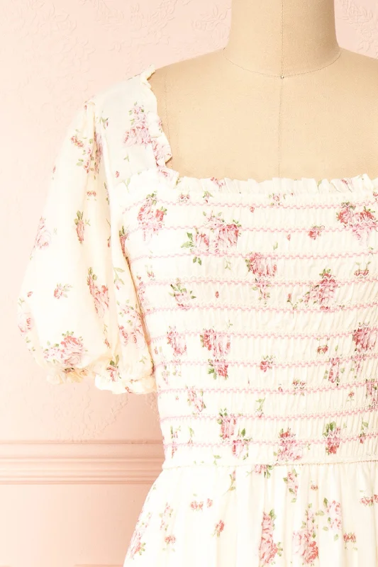 Mariette | Maxi Floral A-Line Dress
