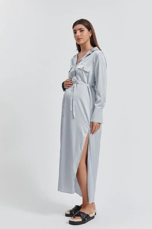 Satin Shirtdress - FINAL SALE